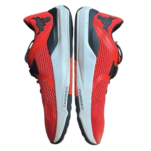 Under Armour Project Rock Training Sneaker Shoe Red BSR 2 Athletic Gym M8.5/W10 - Picture 8 of 16